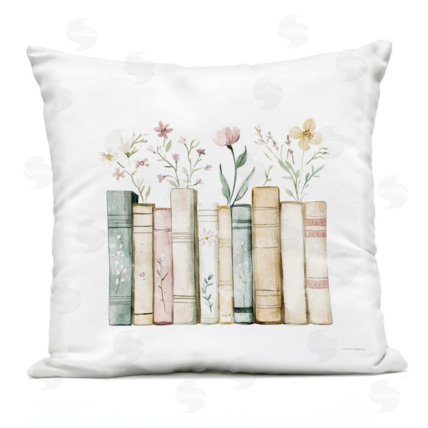 Stupell Industries Svetlana Aleynikova | Floral Stories Library Throw Pillow