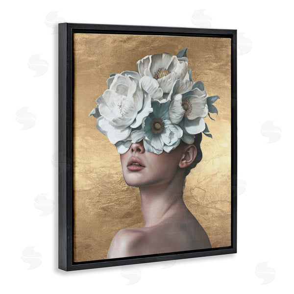 Stupell Industries Svetlana Aleynikova | Flower Lady On Gold