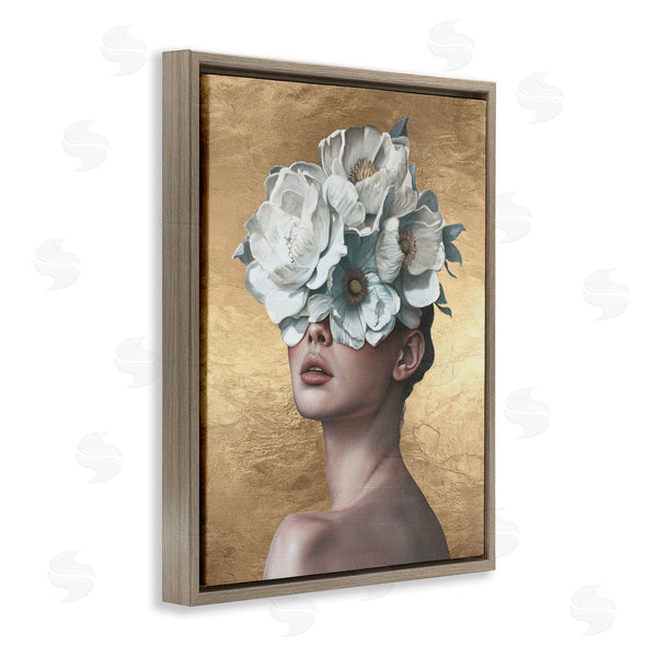 Stupell Industries Svetlana Aleynikova | Flower Lady On Gold