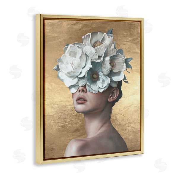 Stupell Industries Svetlana Aleynikova | Flower Lady On Gold