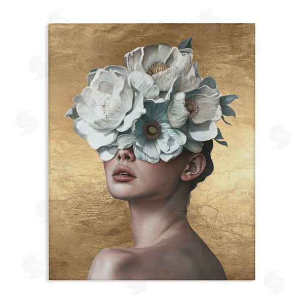 stupell industries Svetlana Aleynikova | Flower Lady on Gold