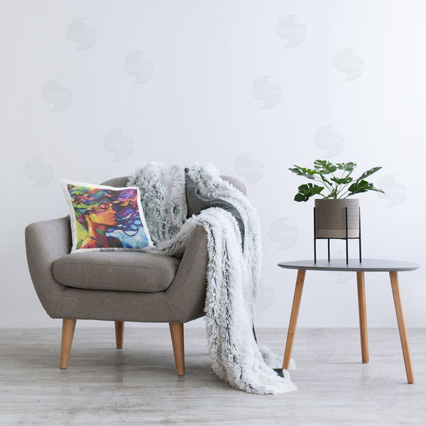 Stupell Industries Svetlana Aleynikova | Flowing Whirlwind Of Colors Throw Pillow