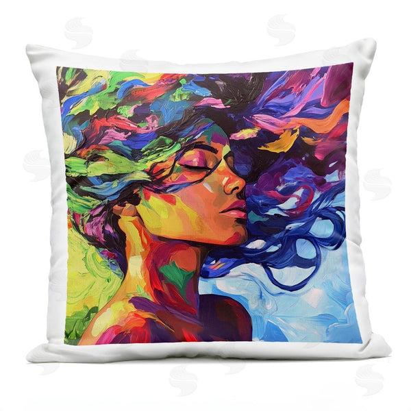 Stupell Industries Svetlana Aleynikova | Flowing Whirlwind Of Colors Throw Pillow