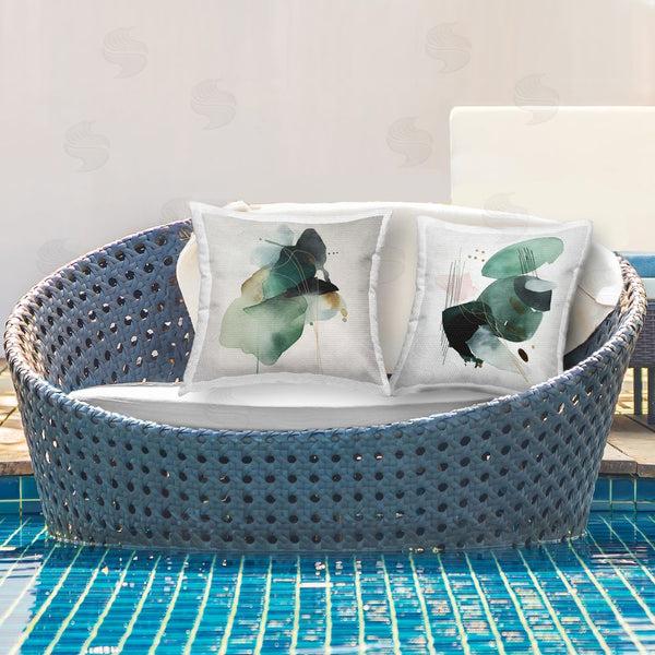 Stupell Industries Svetlana Aleynikova | Fluid Abstract Harmonies Throw Pillow