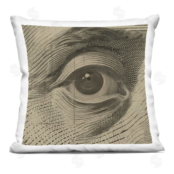 stupell industries Svetlana Aleynikova | Franklin's Gaze Eye Throw Pillow