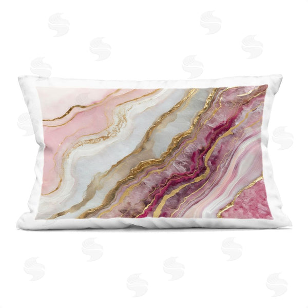 stupell industries Svetlana Aleynikova | Frozen Petal Stone Throw Pillow
