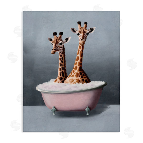 stupell industries Svetlana Aleynikova | Giraffe Pair in Tub
