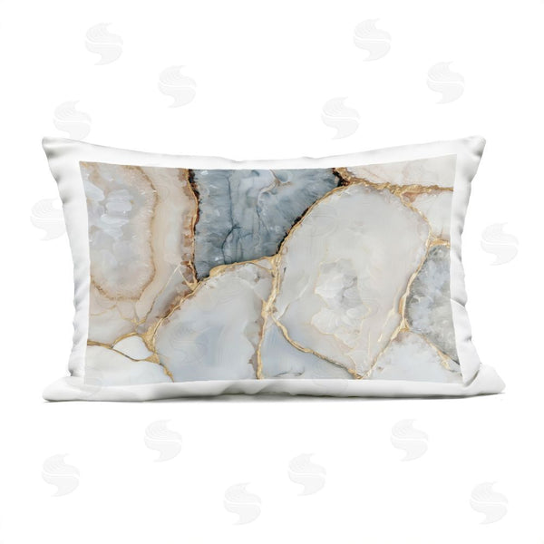Stupell Industries Svetlana Aleynikova | Golden Vein Quartz Throw Pillow