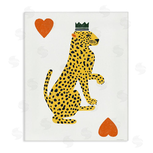 stupell industries Svetlana Aleynikova | Leopard & Hearts Card Wall Art