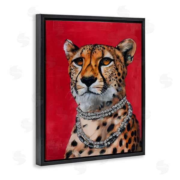 Stupell Industries Svetlana Aleynikova | Leopard Royalty With Necklace
