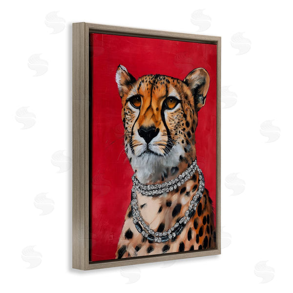 Stupell Industries Svetlana Aleynikova | Leopard Royalty With Necklace