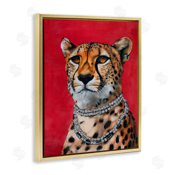 Stupell Industries Svetlana Aleynikova | Leopard Royalty With Necklace