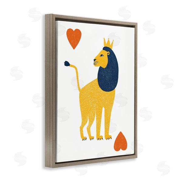 Stupell Industries Svetlana Aleynikova | Lion & Hearts Card Wall Art