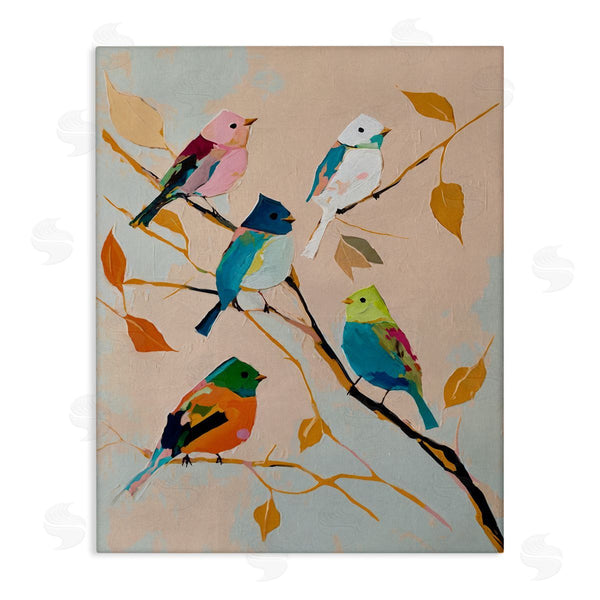 stupell industries Svetlana Aleynikova | Parakeets on Fall Branch
