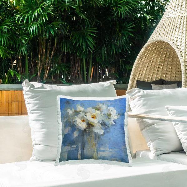 Stupell Industries Svetlana Aleynikova | Petals Remembered Abstract Throw Pillow