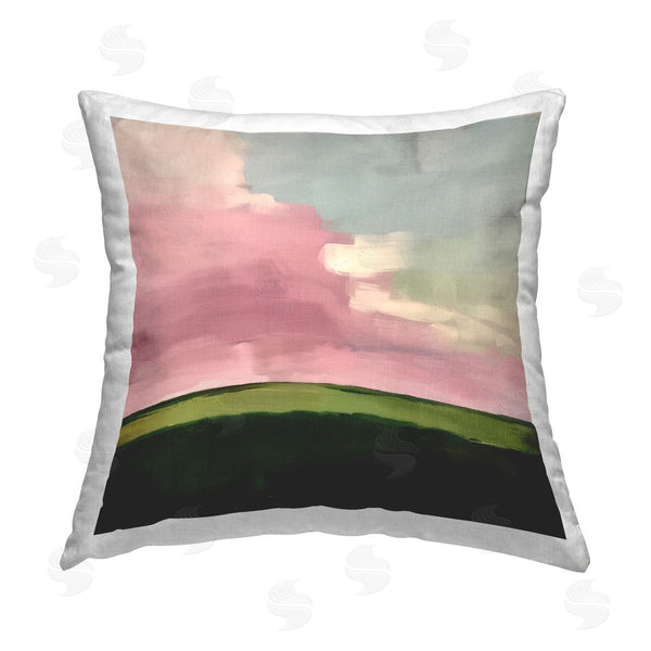 stupell industries Svetlana Aleynikova | Pink Clouds Sunrise Printed Throw Pillow