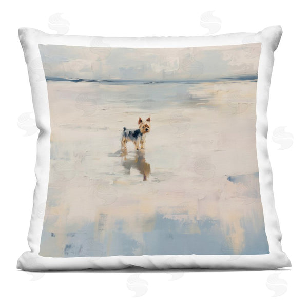 stupell industries Svetlana Aleynikova | Quiet Moment By The Sea Throw Pillow