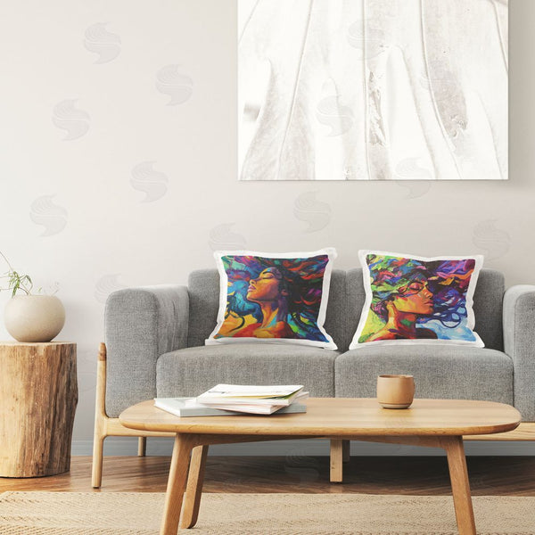 Stupell Industries Svetlana Aleynikova | Radiant Flow Of Colors Throw Pillow