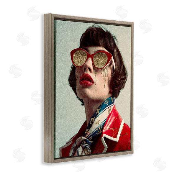 Stupell Industries Svetlana Aleynikova | Retro Woman With Glam Tears