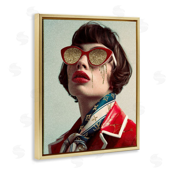 Stupell Industries Svetlana Aleynikova | Retro Woman With Glam Tears