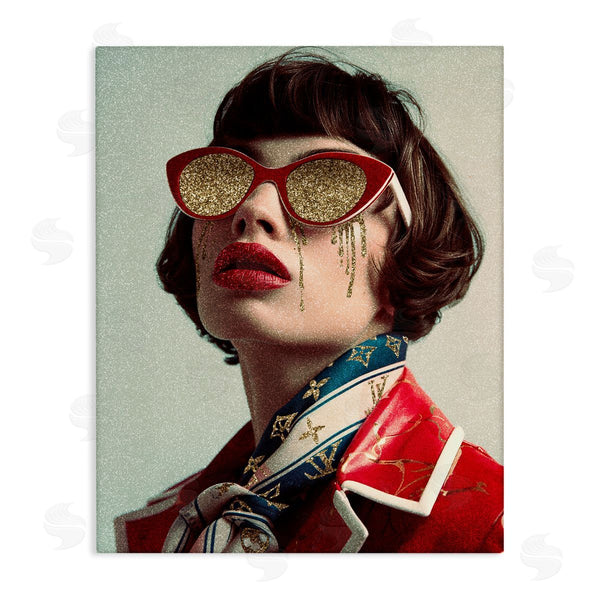 stupell industries Svetlana Aleynikova | Retro Woman with Glam Tears