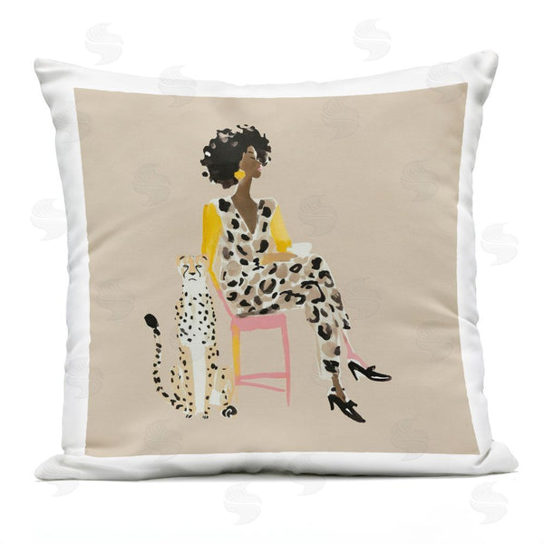 Stupell Industries Svetlana Aleynikova | Savage Chic Elegance Throw Pillow
