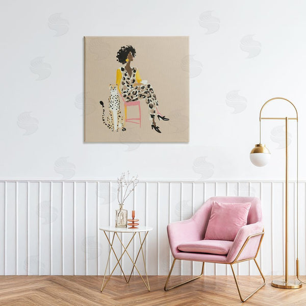 Stupell Industries Svetlana Aleynikova | Savage Chic Glam With Leopard Wall Art