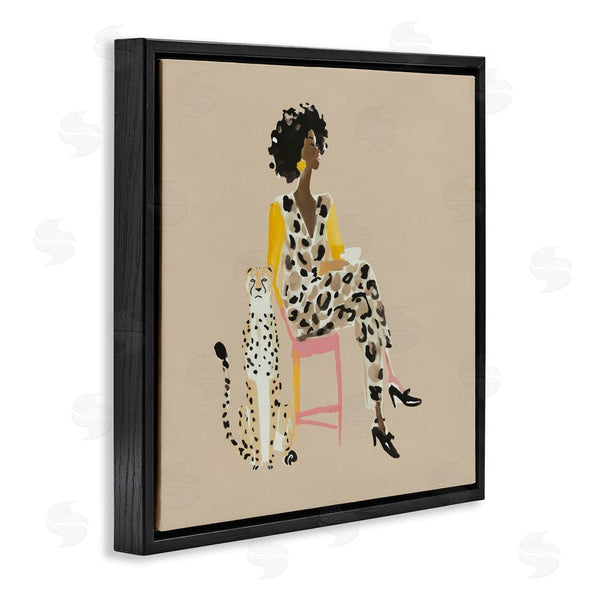 Stupell Industries Svetlana Aleynikova | Savage Chic Glam With Leopard Wall Art