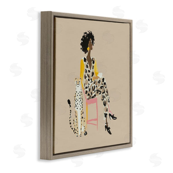 Stupell Industries Svetlana Aleynikova | Savage Chic Glam With Leopard Wall Art