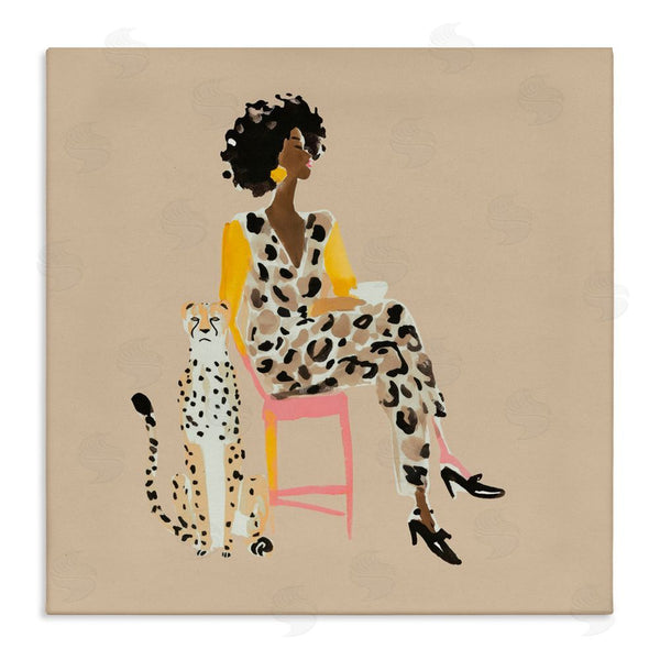 stupell industries Svetlana Aleynikova | Savage Chic Glam with Leopard Wall Art