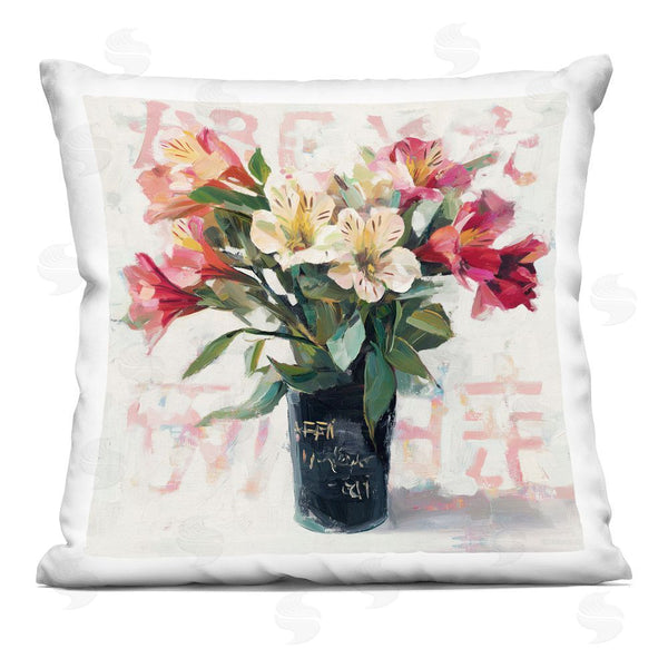 stupell industries Svetlana Aleynikova | Street Style Harmony Bouquet Throw Pillow