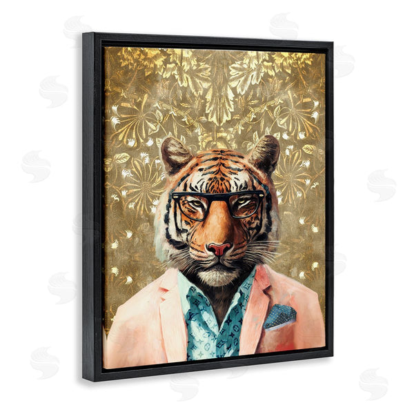 Stupell Industries Svetlana Aleynikova | Stylish Tiger Gold Wall