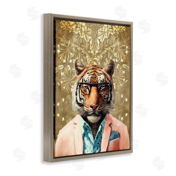 Stupell Industries Svetlana Aleynikova | Stylish Tiger Gold Wall