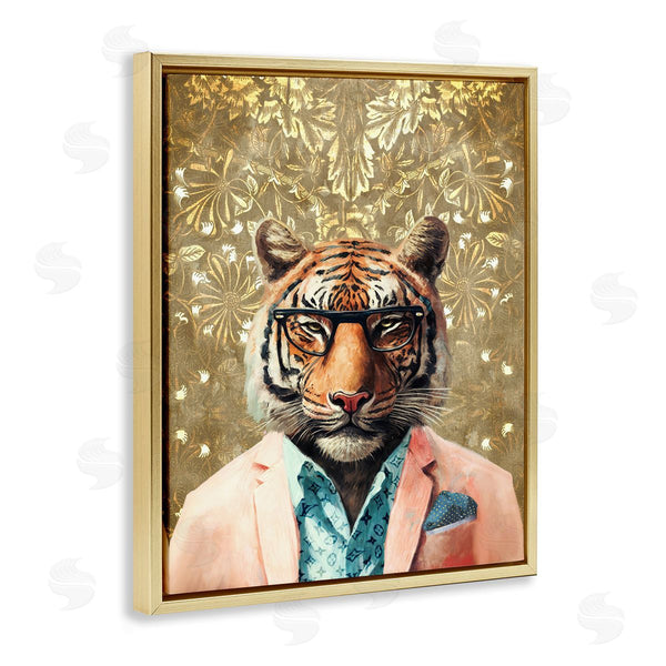 Stupell Industries Svetlana Aleynikova | Stylish Tiger Gold Wall