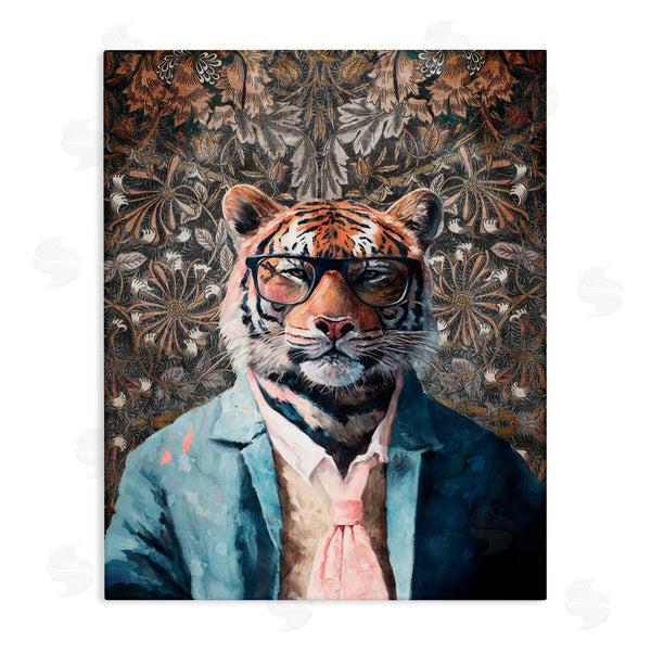stupell industries Svetlana Aleynikova | Stylish Tiger in Glasses