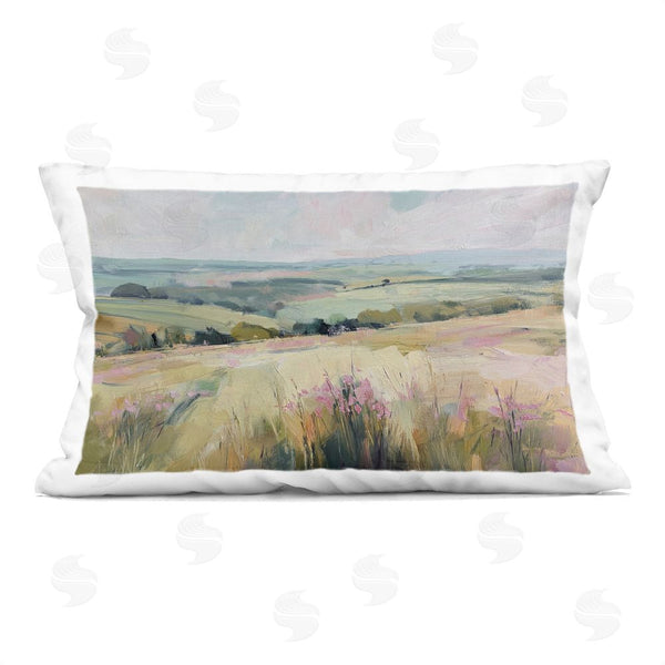 stupell industries Svetlana Aleynikova | Summer Meadow Viewpoint Throw Pillow