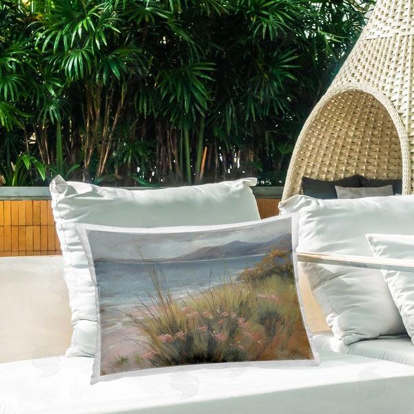 Stupell Industries Svetlana Aleynikova | The Green Valley Beach Throw Pillow