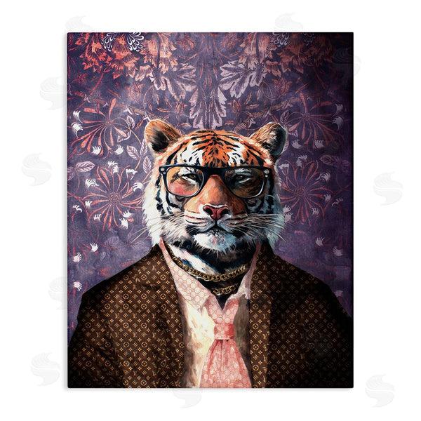 stupell industries Svetlana Aleynikova | Tiger in Style on Florals