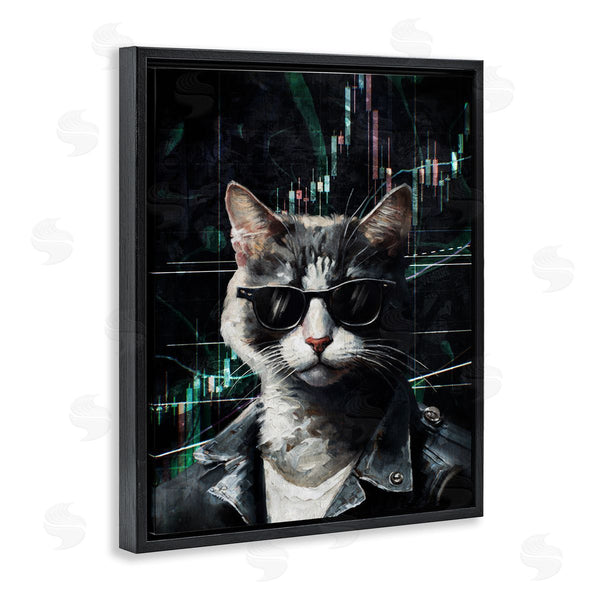 Stupell Industries Svetlana Aleynikova | Trendy Cat Sunglasses