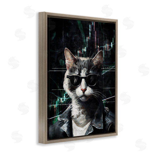 Stupell Industries Svetlana Aleynikova | Trendy Cat Sunglasses