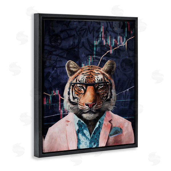 Stupell Industries Svetlana Aleynikova | Trendy Tiger On Abstract