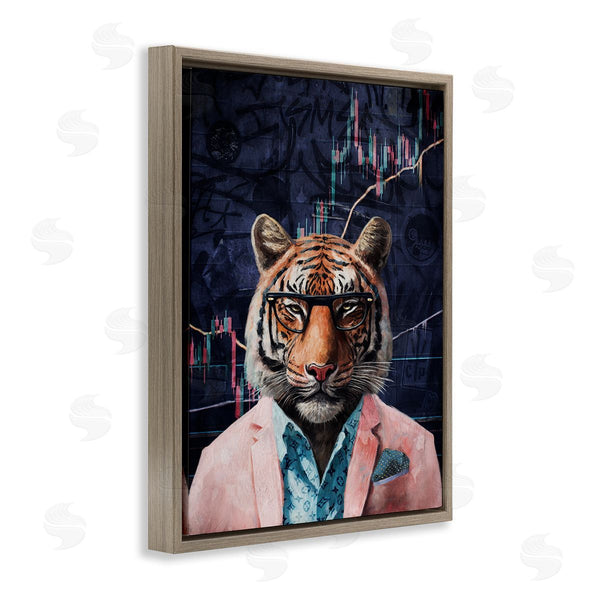 Stupell Industries Svetlana Aleynikova | Trendy Tiger On Abstract
