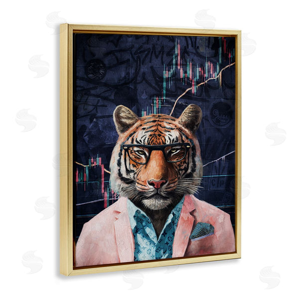 Stupell Industries Svetlana Aleynikova | Trendy Tiger On Abstract