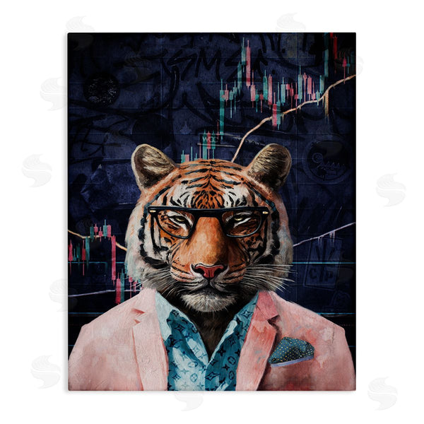 stupell industries Svetlana Aleynikova | Trendy Tiger on Abstract