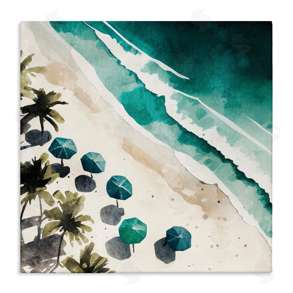 stupell industries Svetlana Aleynikova | Umbrella Lined Coast