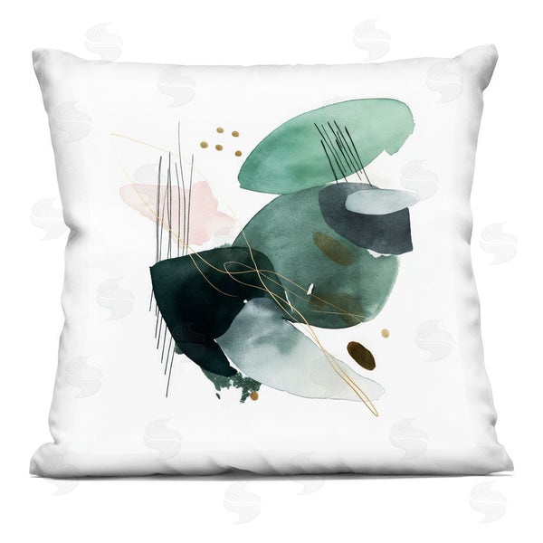 stupell industries Svetlana Aleynikova | Verdant Horizon Shapes Throw Pillow