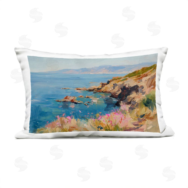 Stupell Industries Svetlana Aleynikova | Where Mountains Meet Sea Throw Pillow