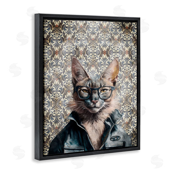 Stupell Industries Svetlana Aleynikova | Wild Cat On Damask