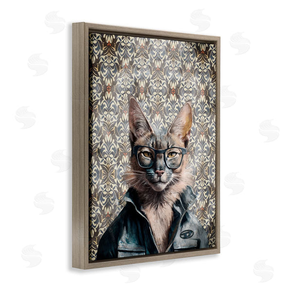 Stupell Industries Svetlana Aleynikova | Wild Cat On Damask