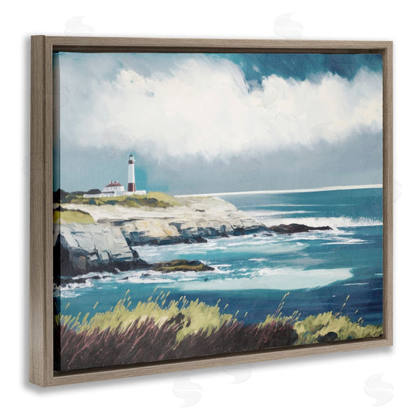 Stupell Industries Svetlana Aleynikova | Windswept Lighthouse Grasses